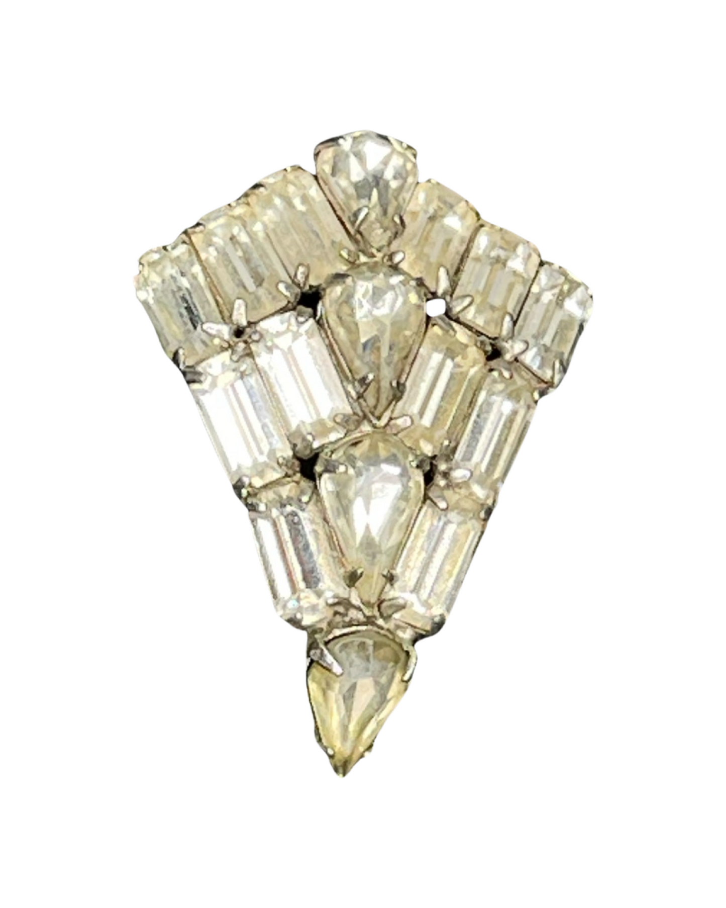 Glam Rhinestone Earrings c. 1920’s
