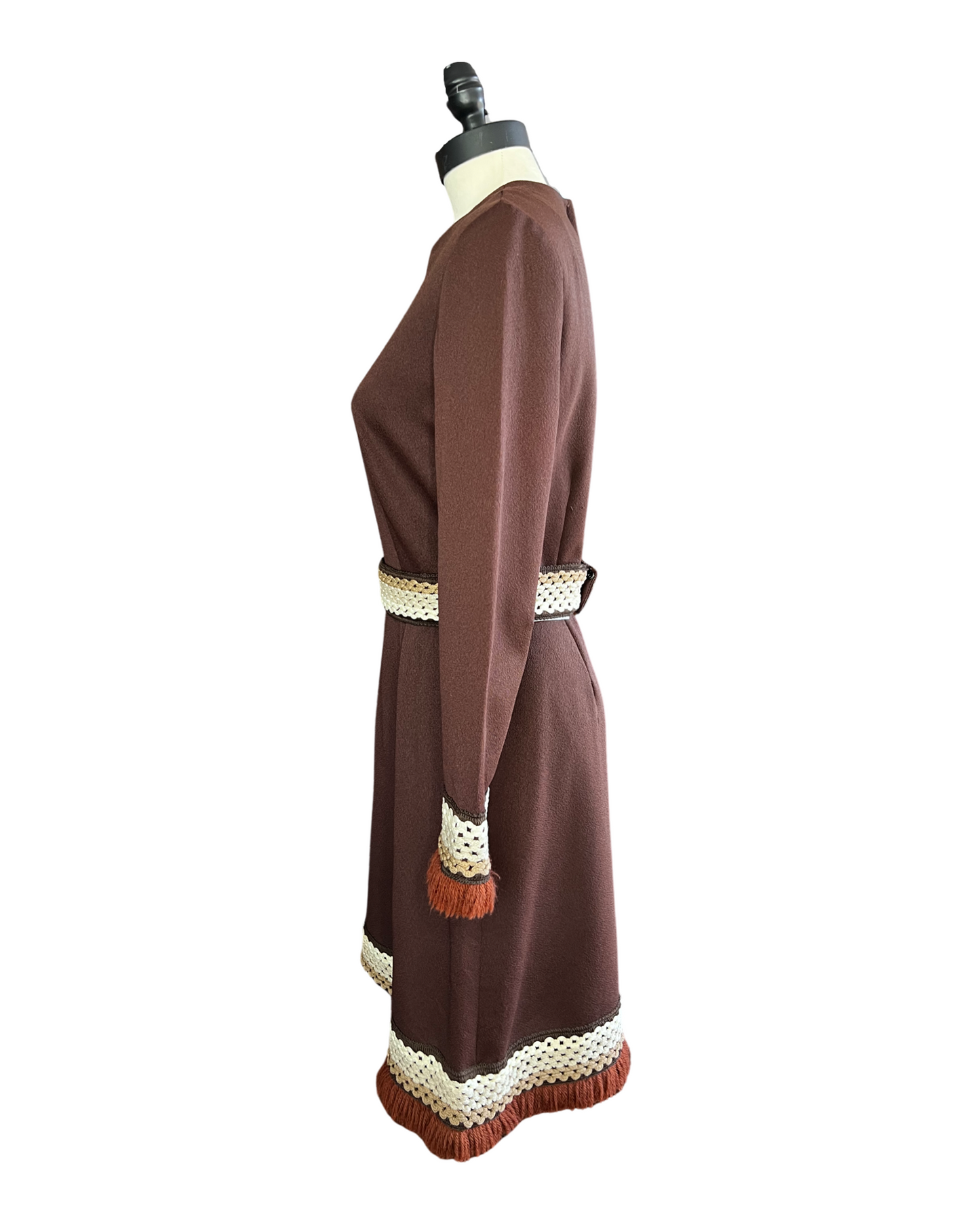 Fred Rothschild Vintage Brown Dress