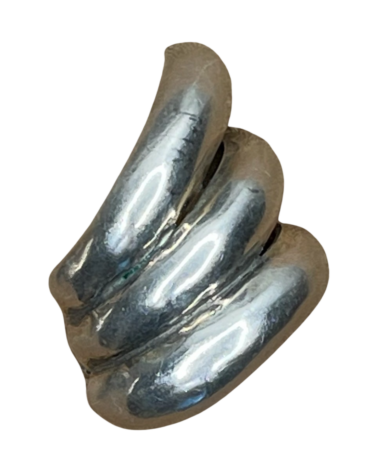 Vintage Sterling Silver Clip On Earrings