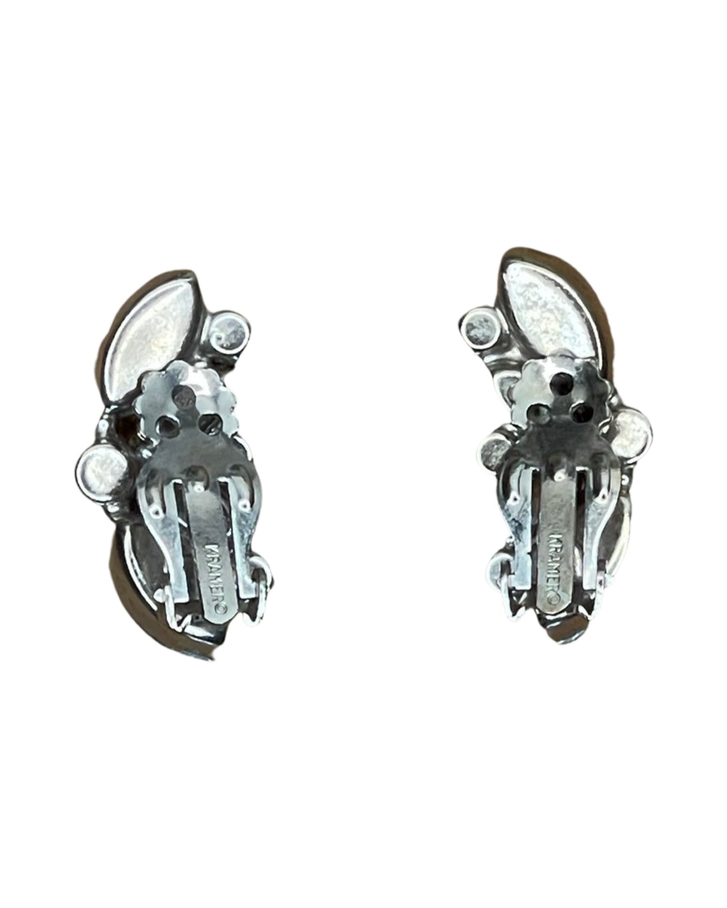 Vintage Glam Kramer Rhinestone Earrings