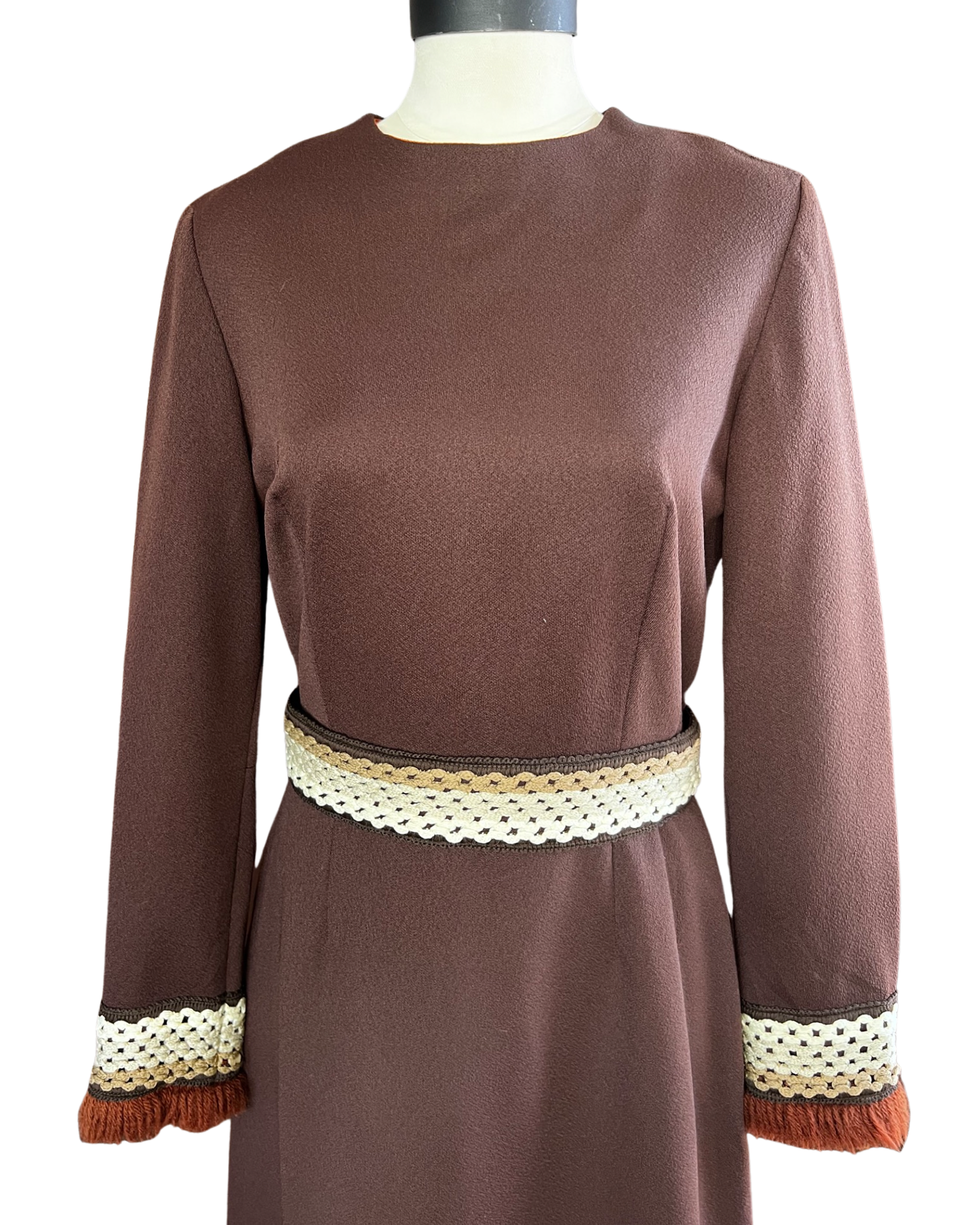 Fred Rothschild Vintage Brown Dress