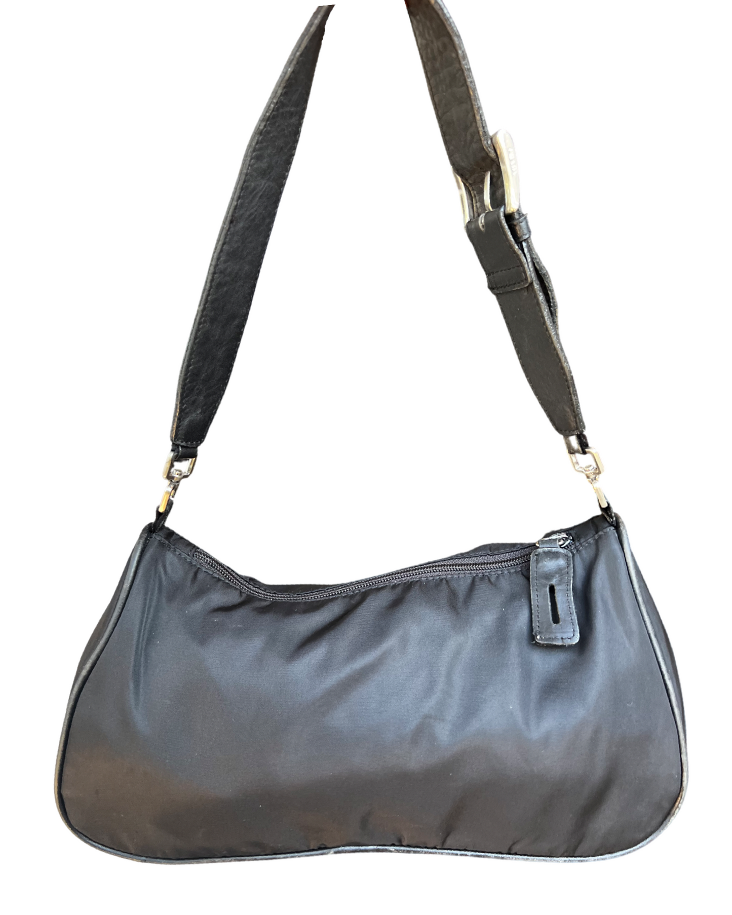 Prada 1990s Nylon Baguette Purse