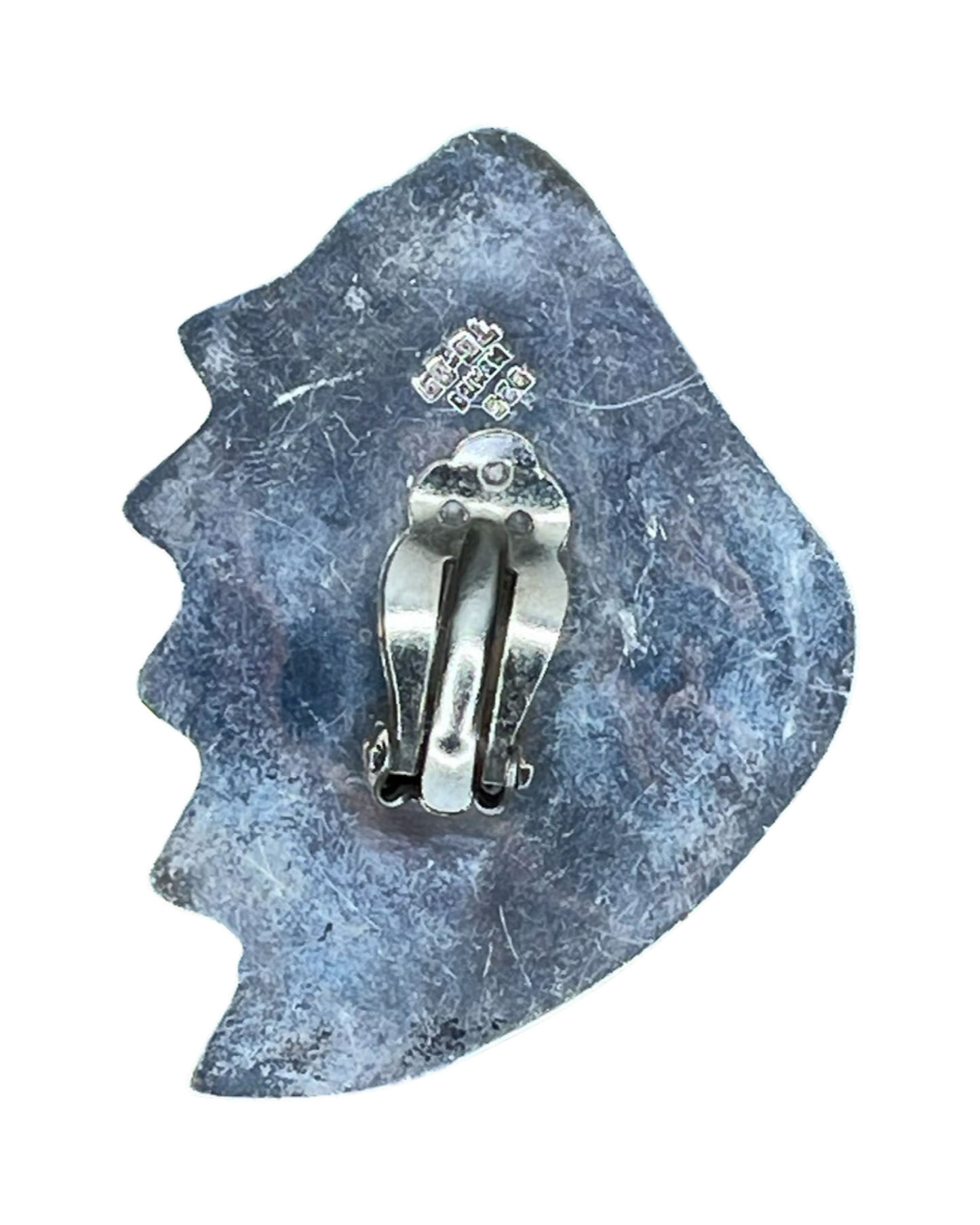 Vintage Sterling Silver Chunky Earrings