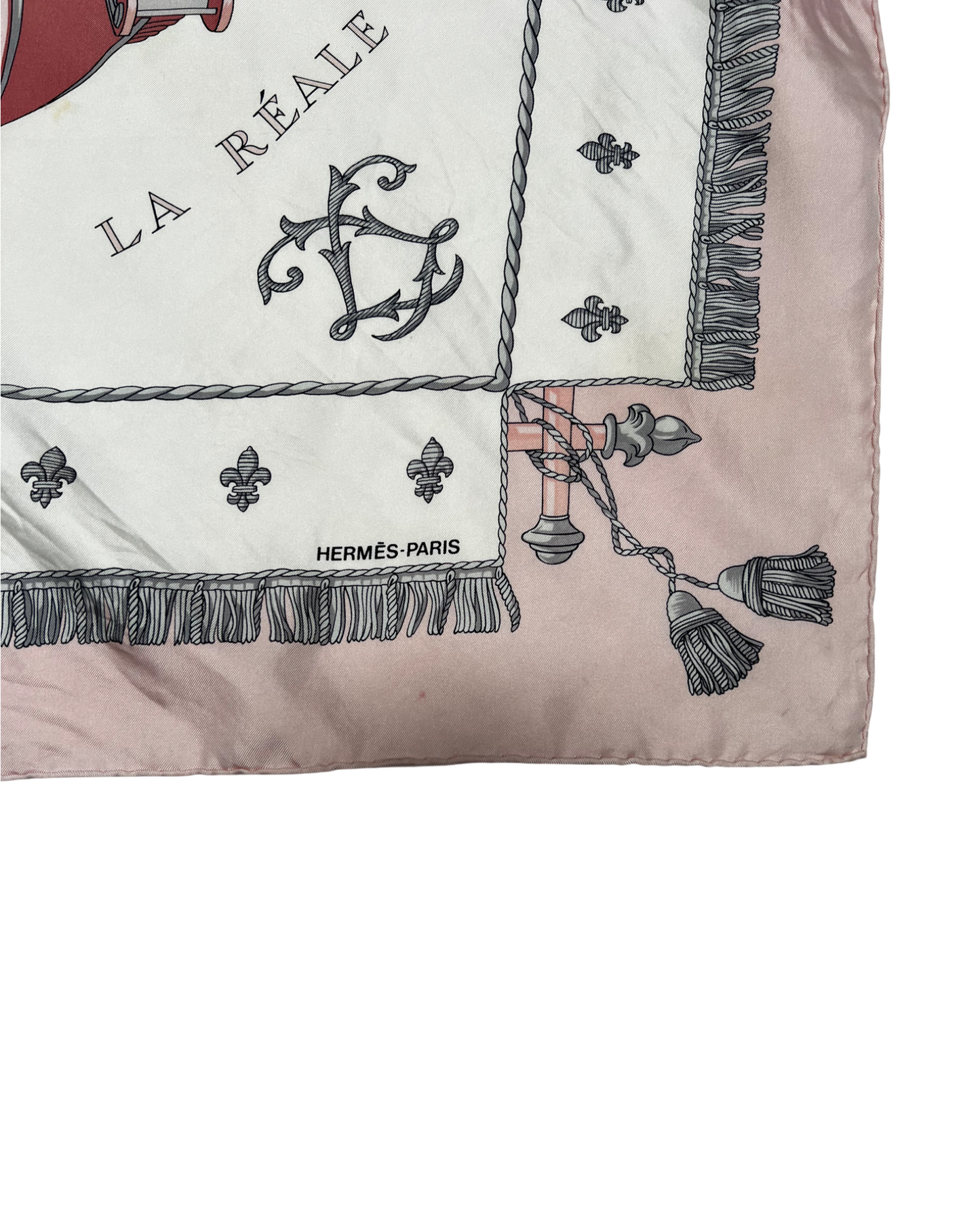 Hermes Authentic Hand Rolled Silk Scarf