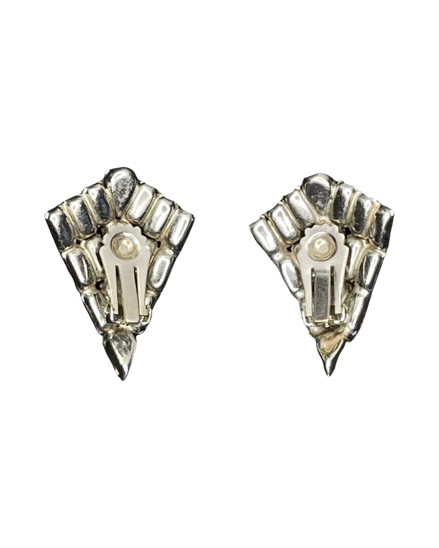 Glam Rhinestone Earrings c. 1920’s