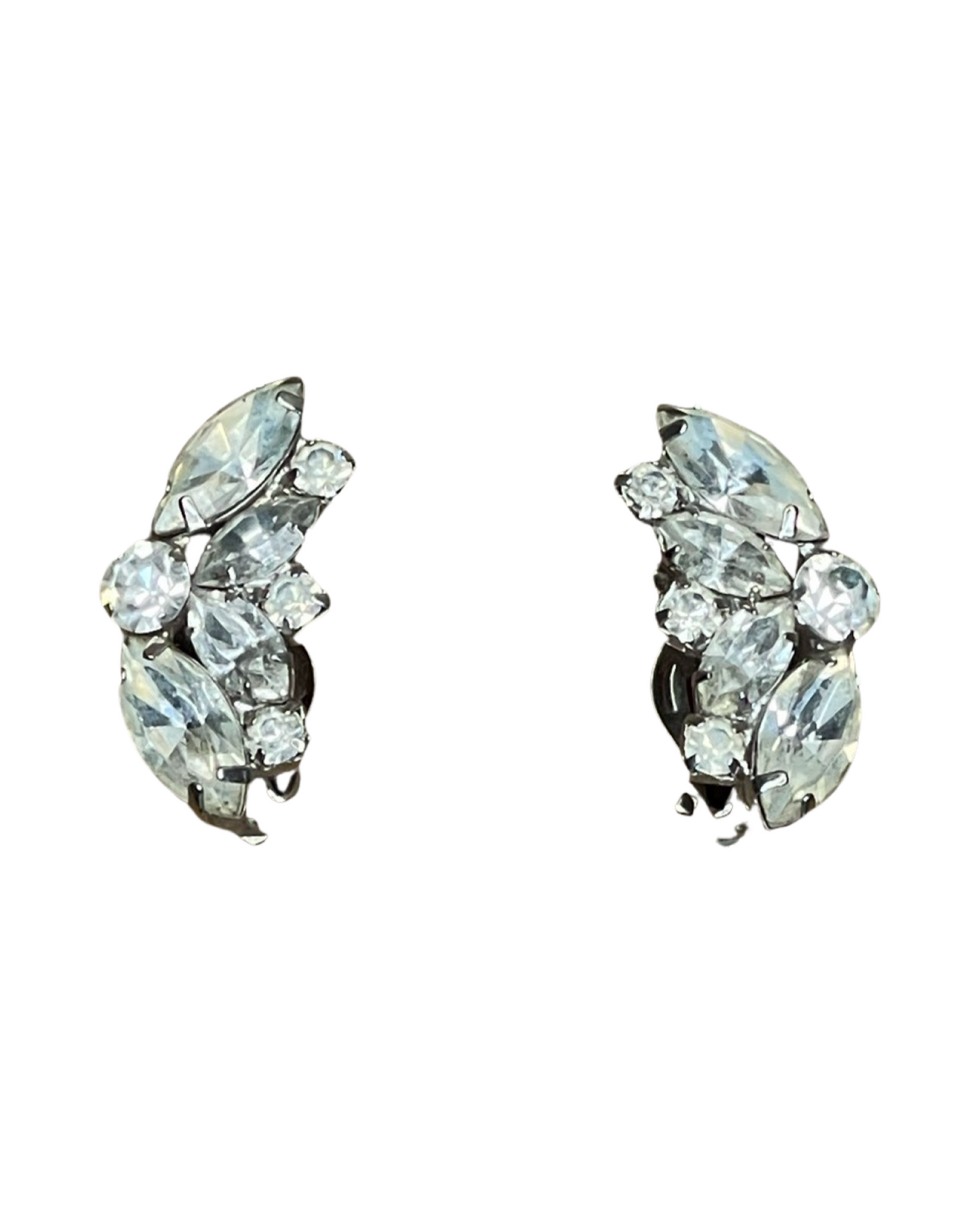 Vintage Glam Kramer Rhinestone Earrings