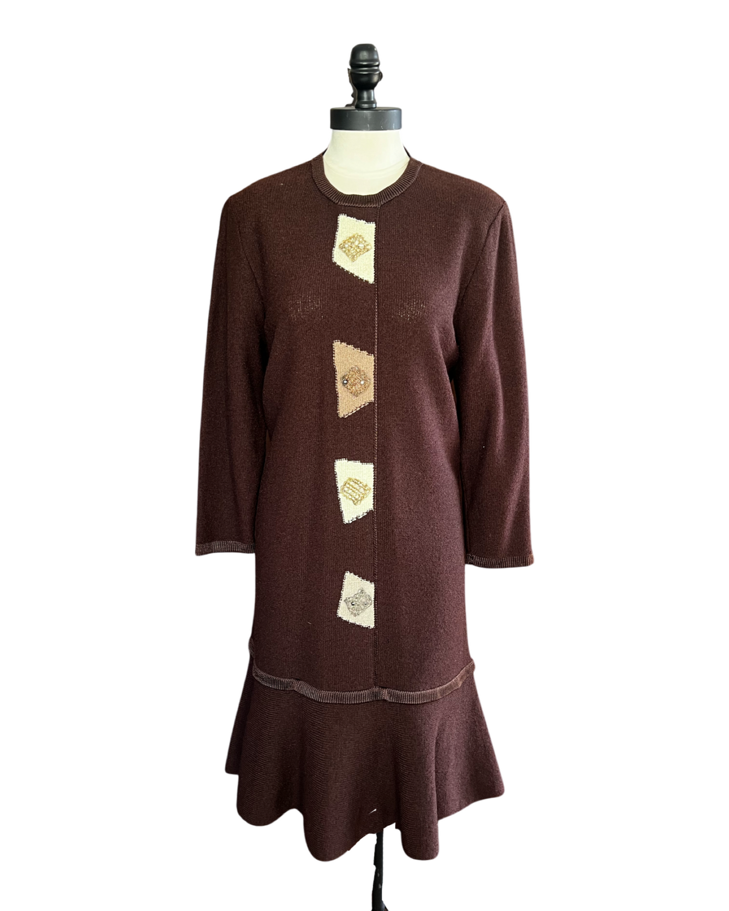 Steve Fabrikant Vintage Wool Blend Dress