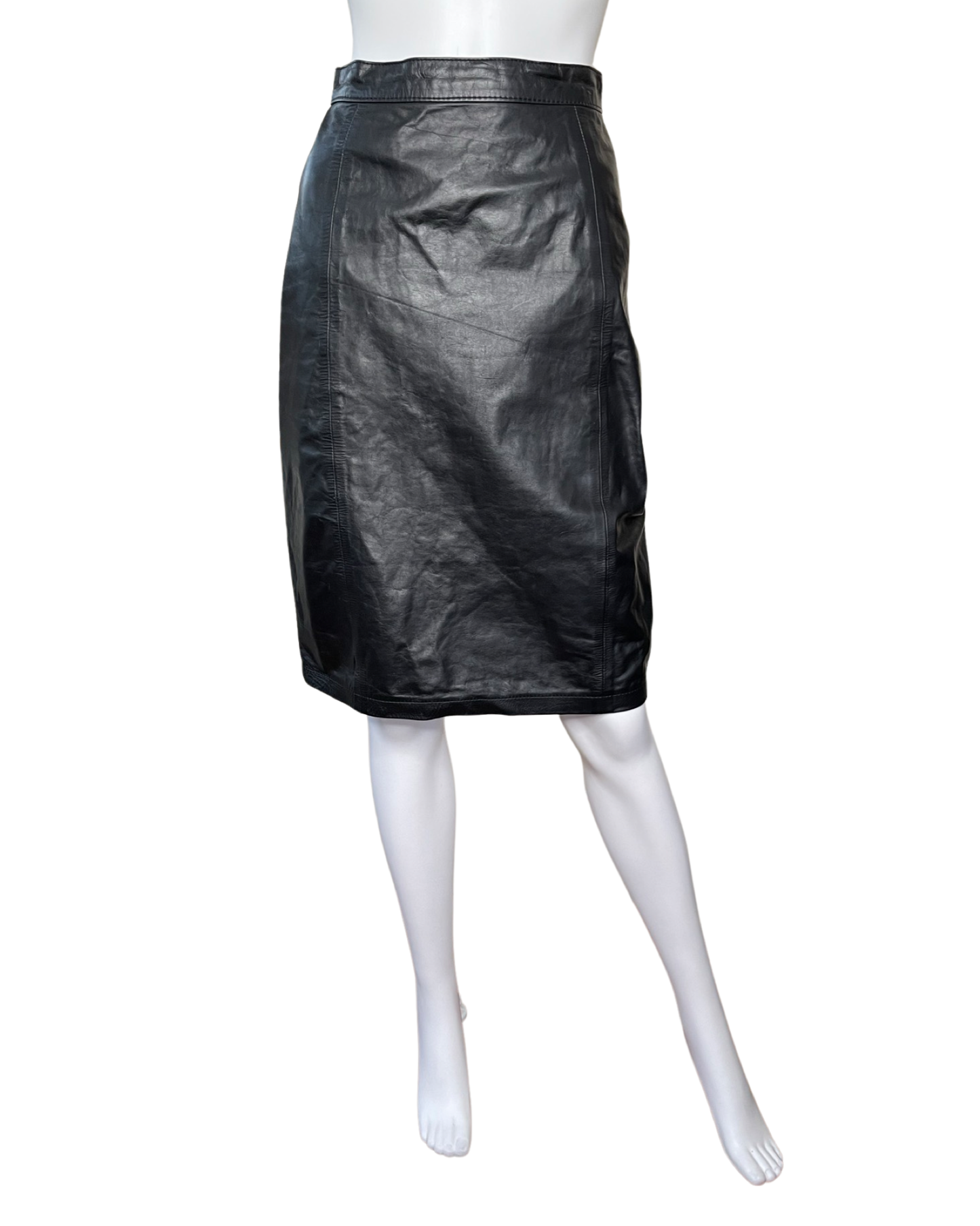 Vintage Leather Skirt