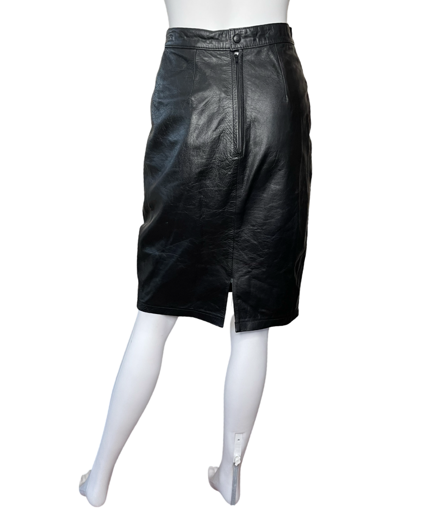 Vintage Leather Skirt
