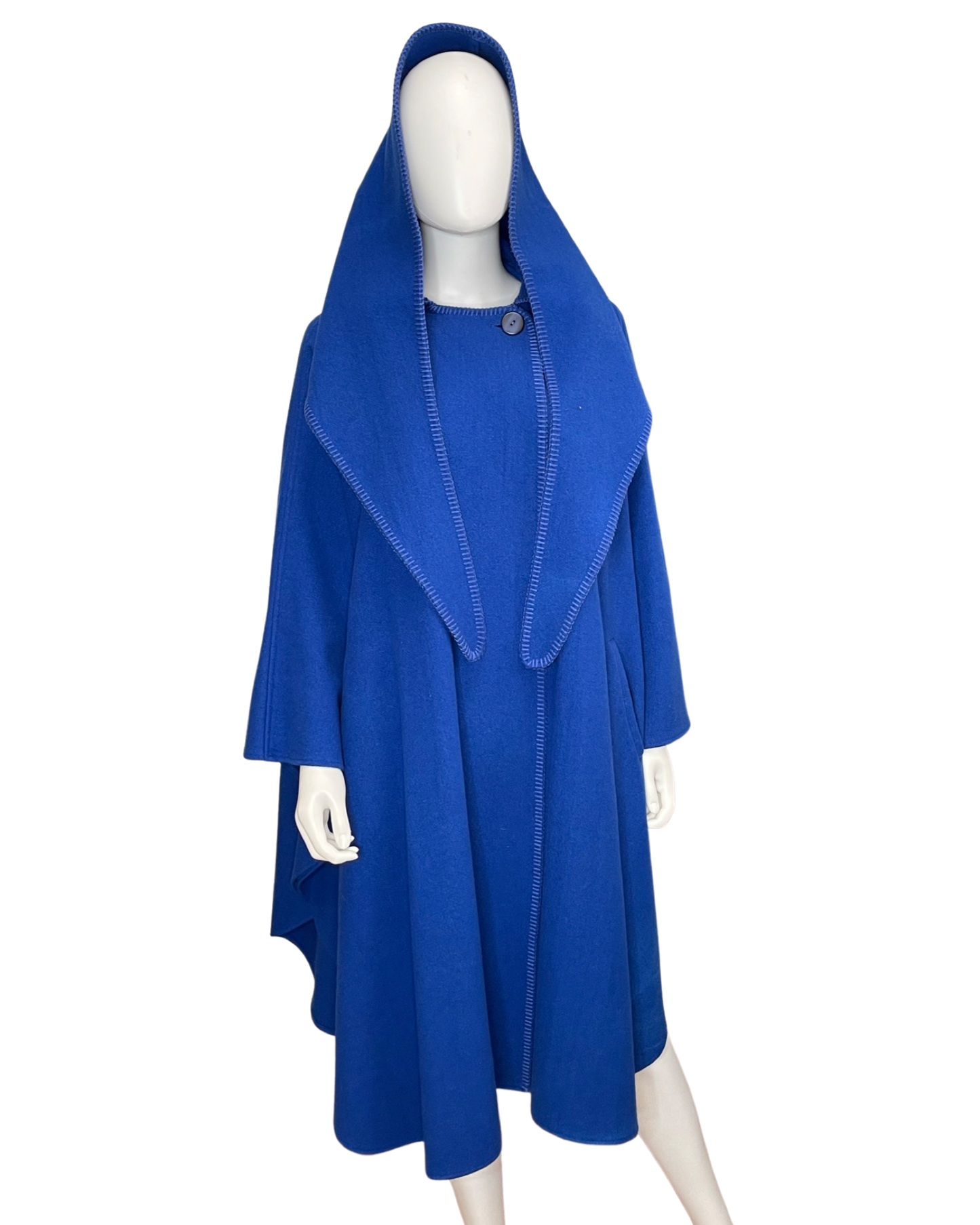Vintage Dani Colby Wool Blend Cape Coat