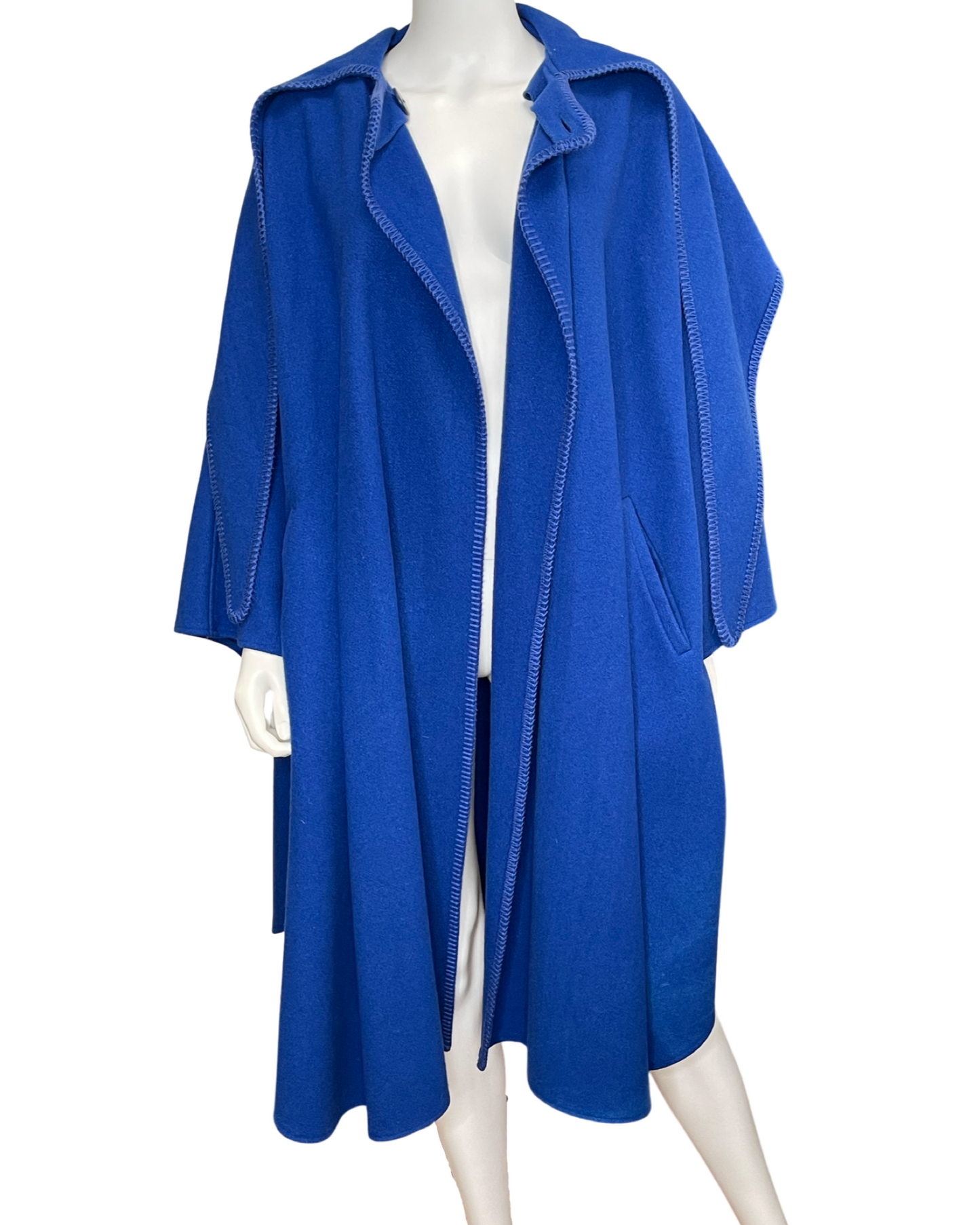 Vintage Dani Colby Wool Blend Cape Coat