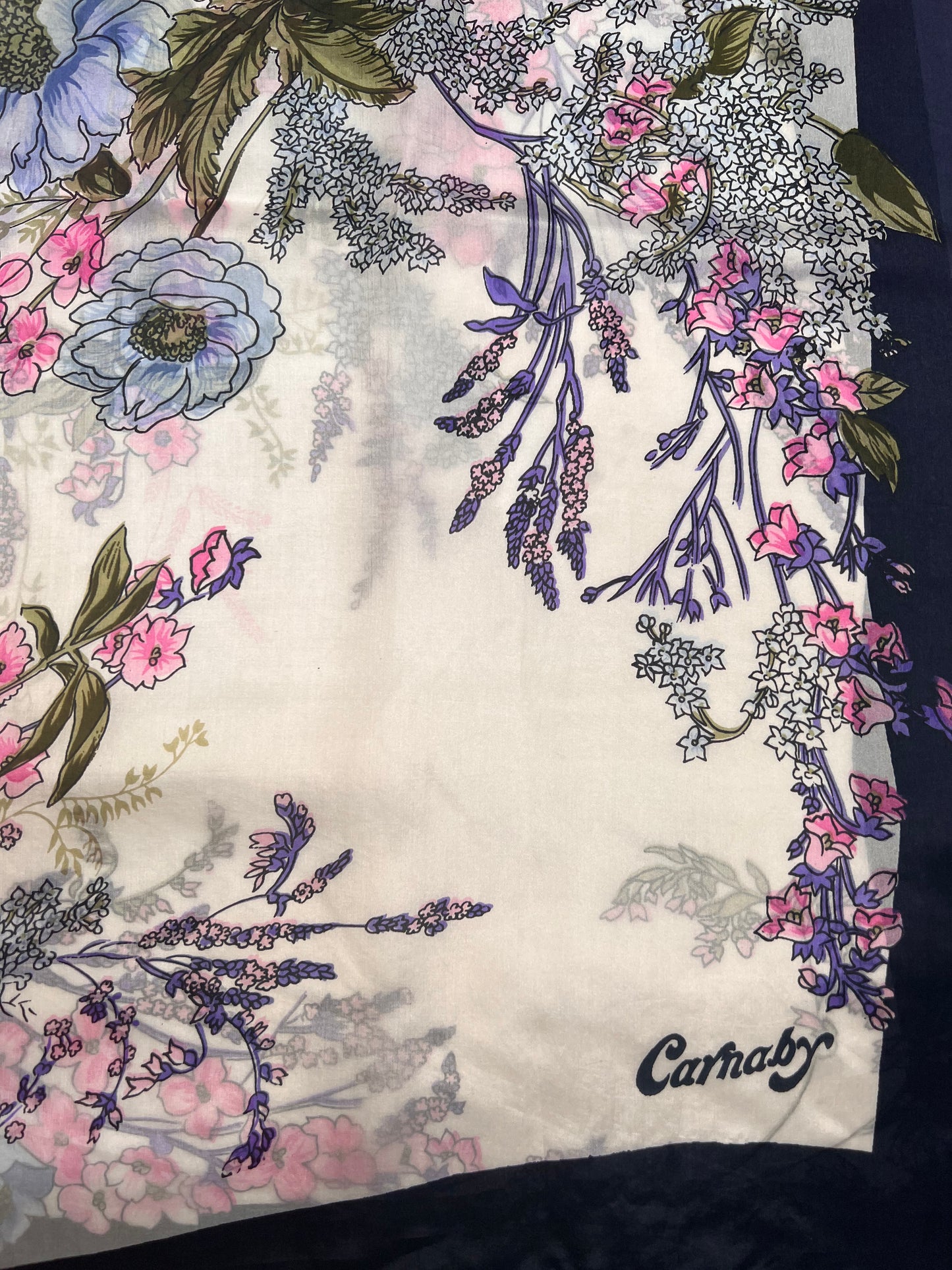 Vintage Carnaby a hand Rolled Scarf