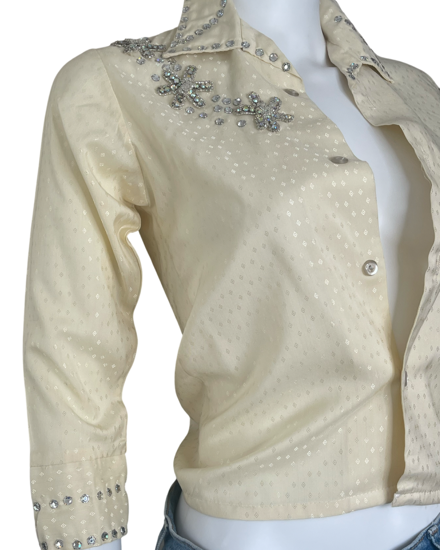 Vintage Stuart Mann of California Top w/Embellishments c. 1970’s