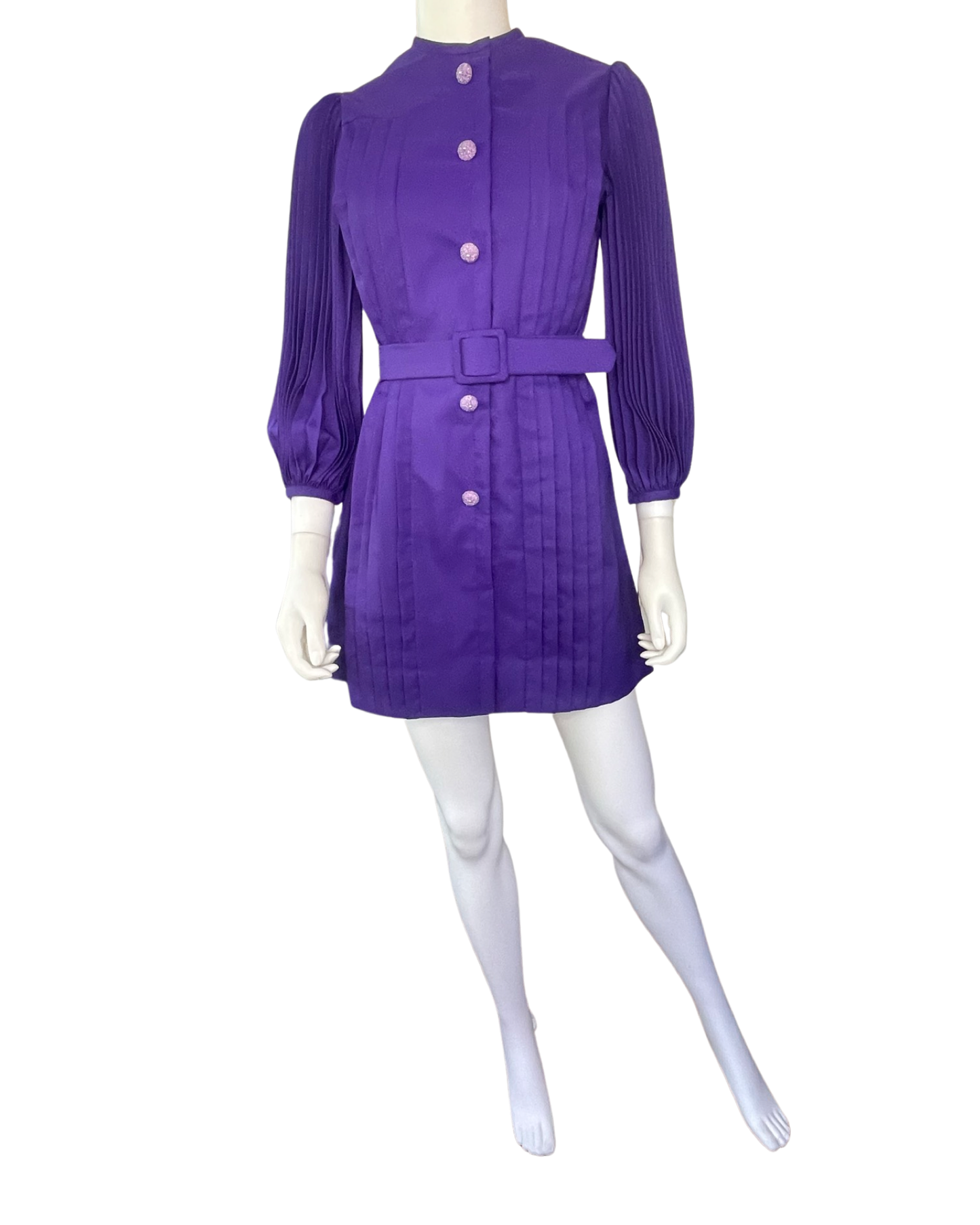 1960’s Mod Vintage Dress With Belt