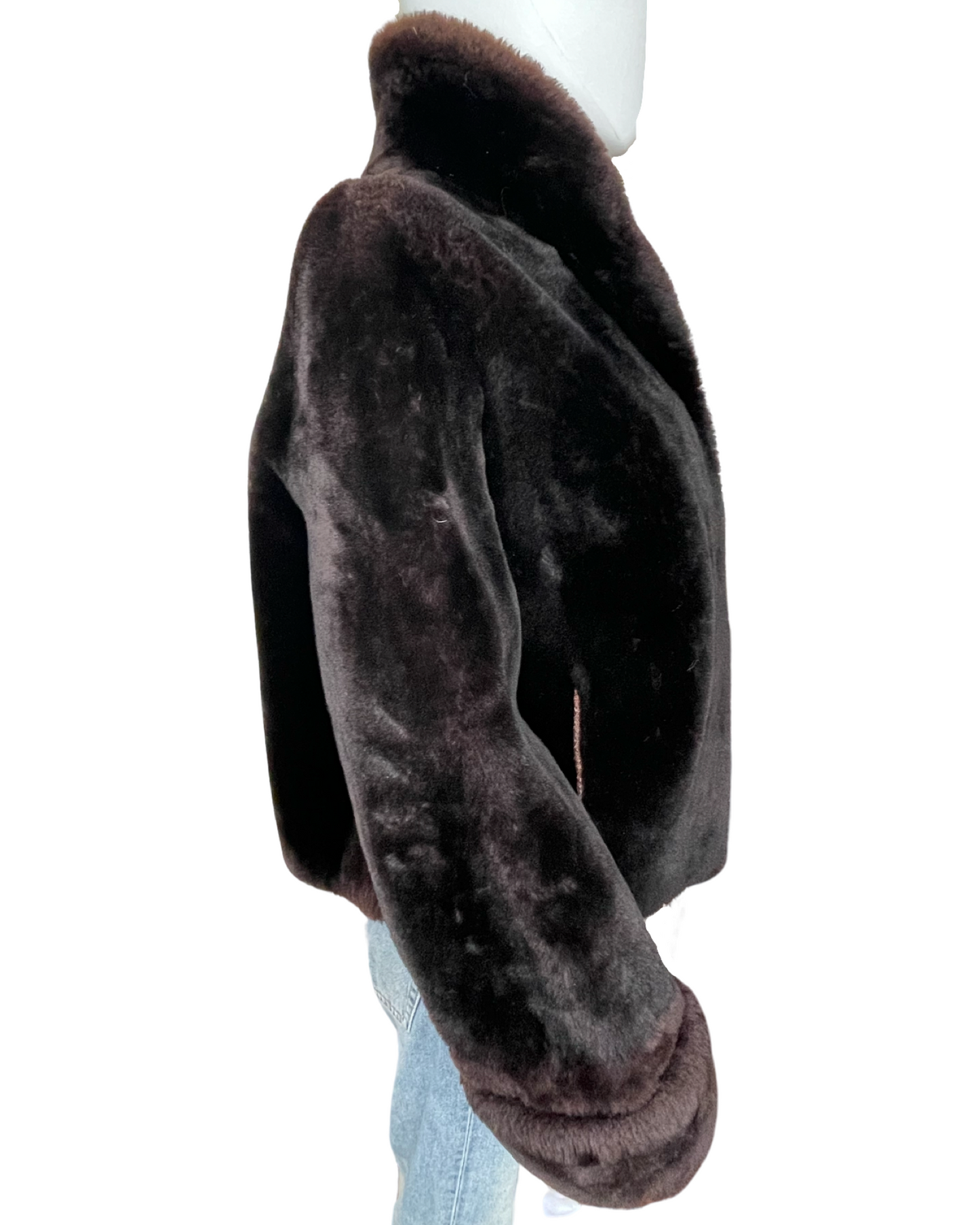 Vintage Mouton Fur Coat