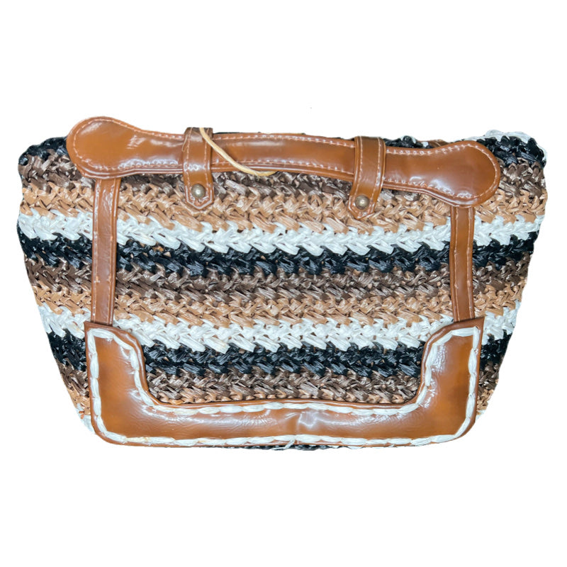 Vintage Roger Van S. Raffia Bag