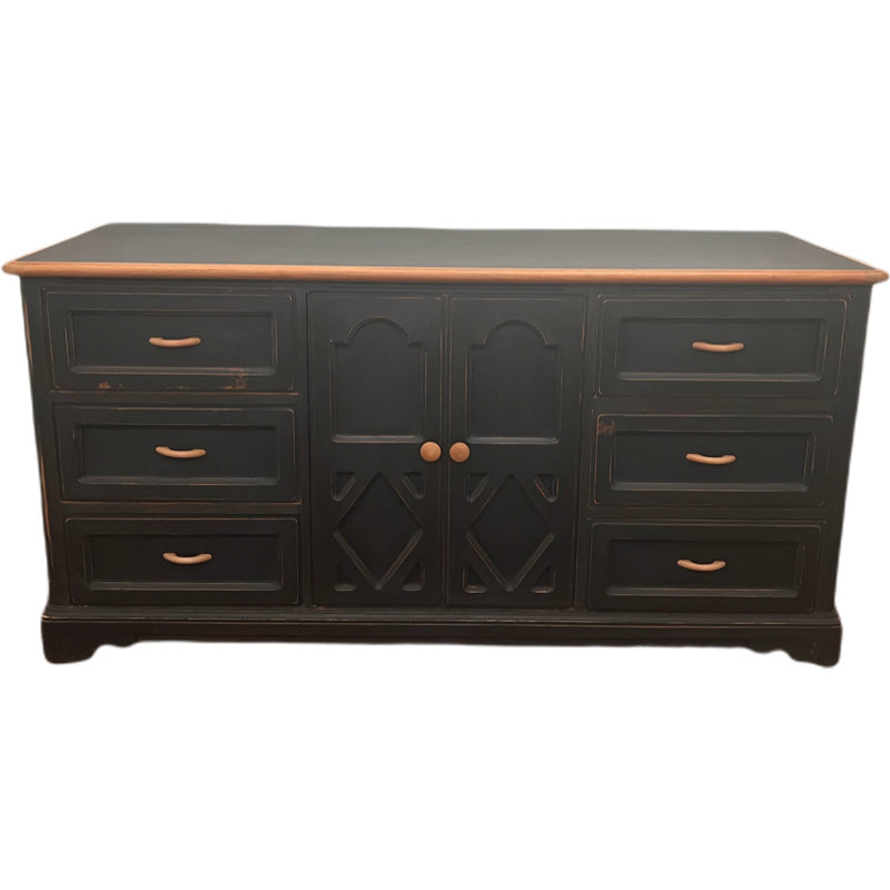 1930s European Solid Wood Dresser