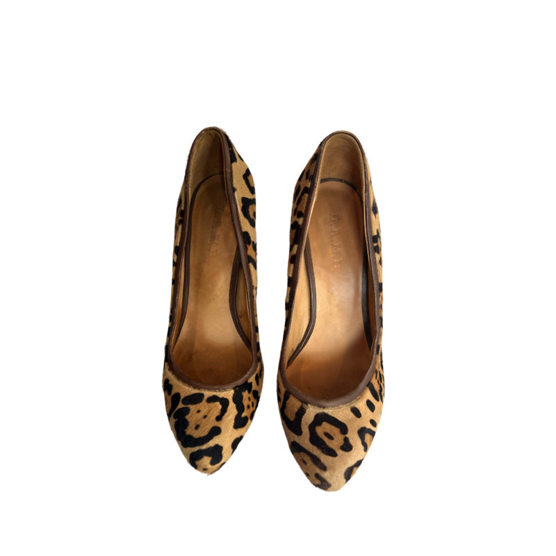 L.A.M.B Leopard Print Platform Stiletto