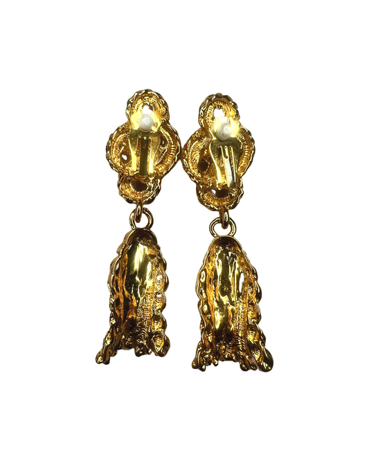 Large Chunky Vintage Clip Ons