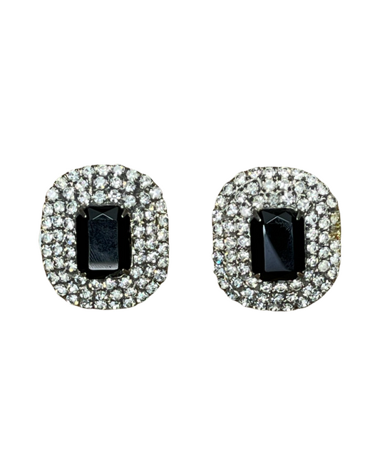 Glam Vintage Rhinestone Earrings