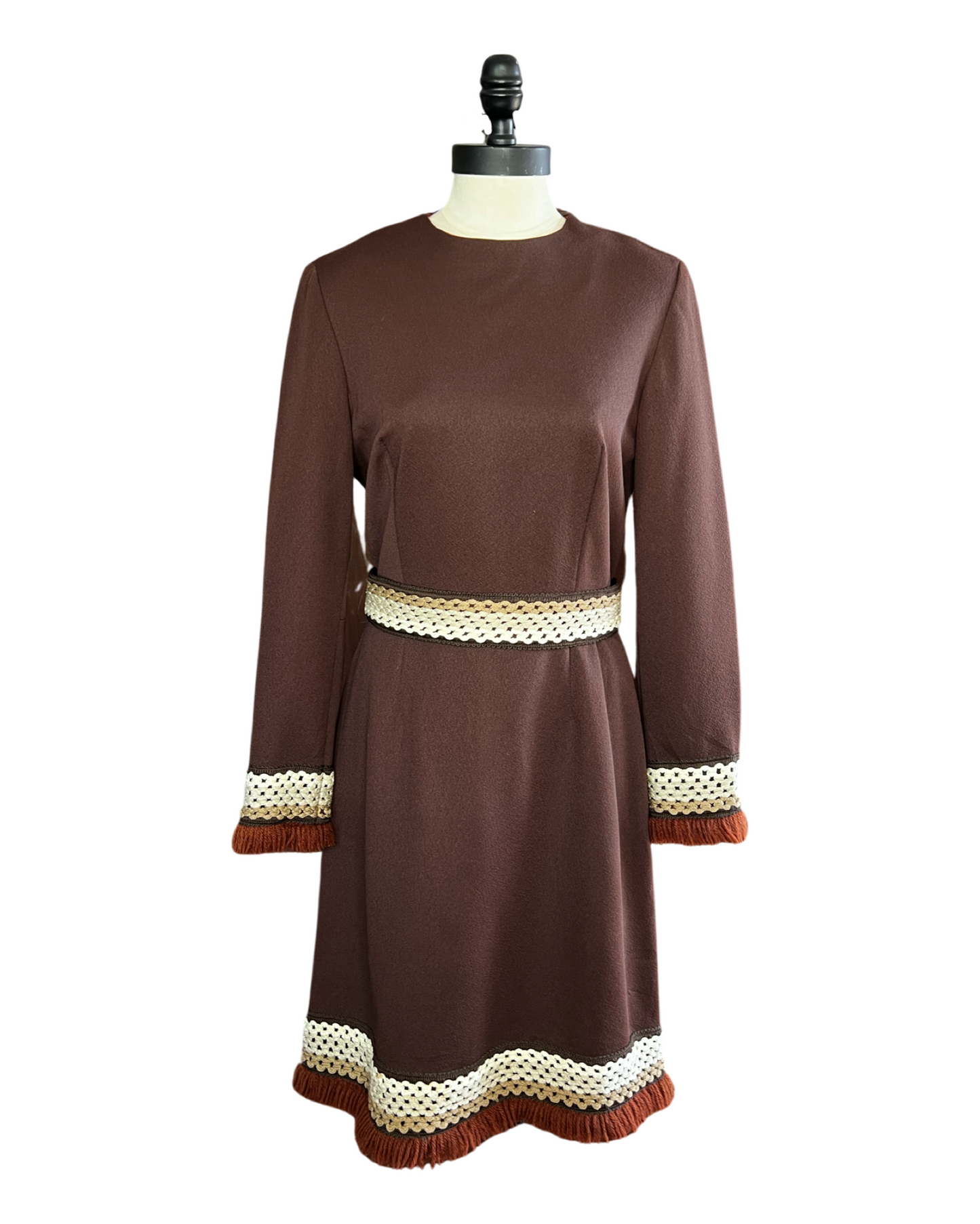 Fred Rothschild Vintage Brown Dress
