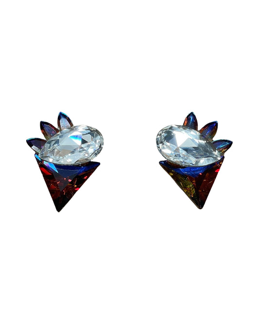 Fabulous c. 1980’s Vintage Designer Style Earrings