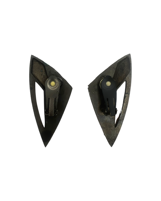 Vintage Copper Metal Earrings