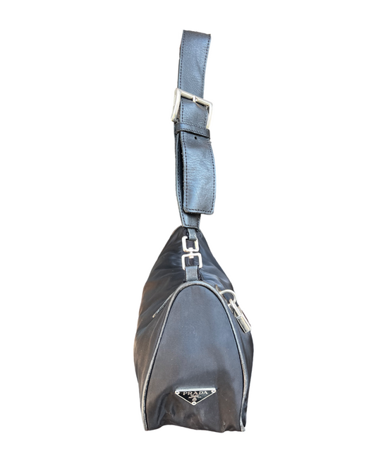 Prada 1990s Nylon Baguette Purse