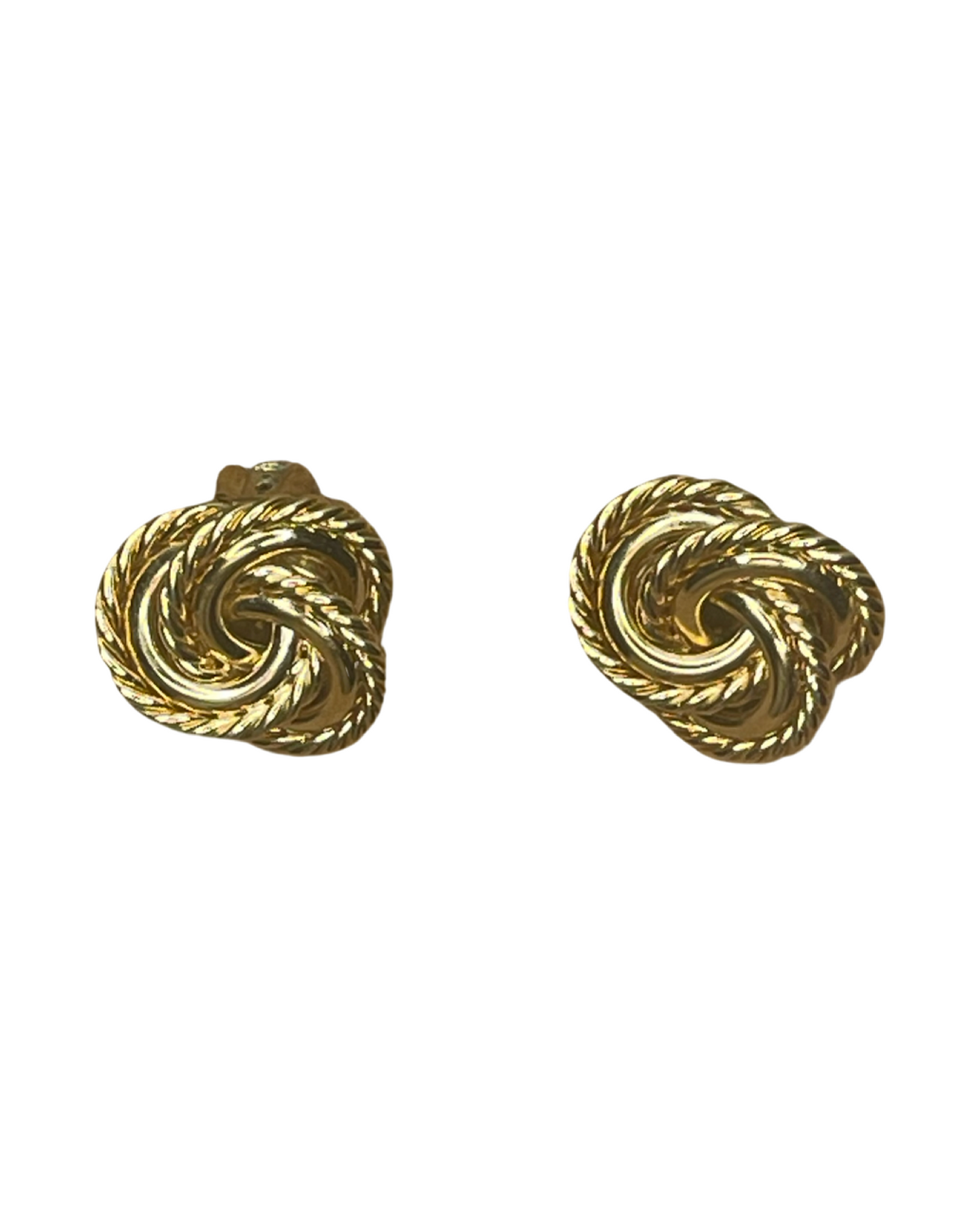Givenchy Vintage Knot Clip On Earrings