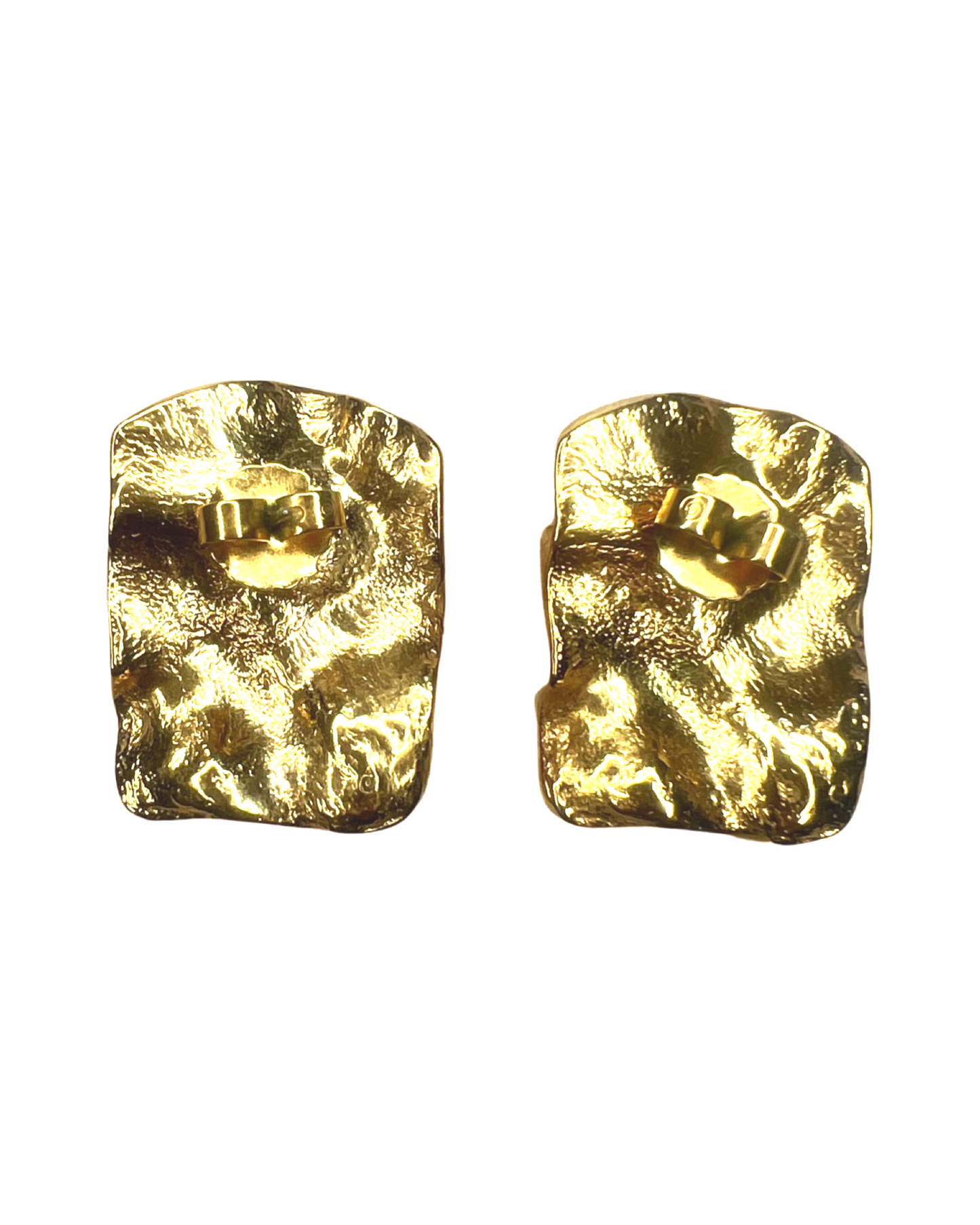 Vintage Gold Chunky Earrings