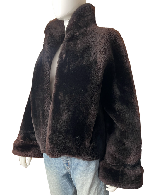 Vintage Mouton Fur Coat