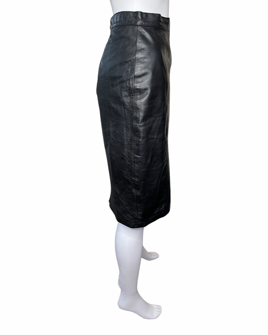 Vintage Leather Skirt