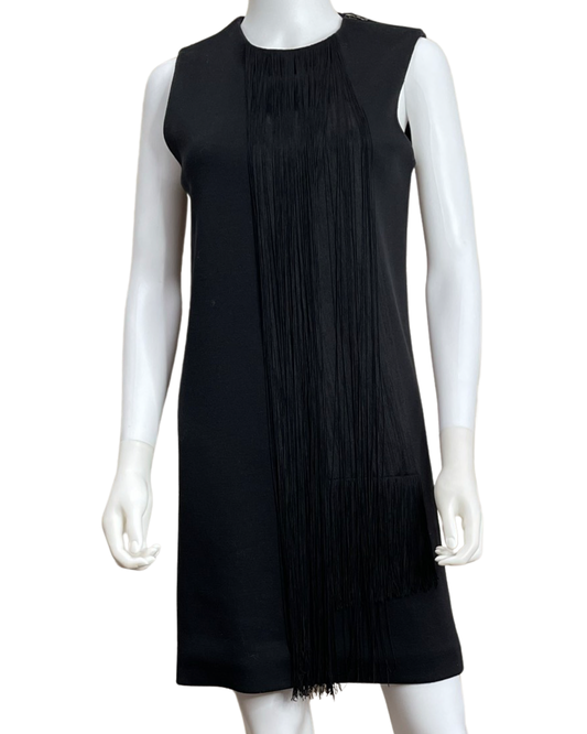 Lanvin Wool Dress With Fringe