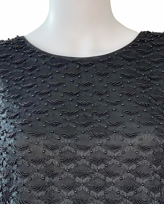Vintage Hand Beaded Top
