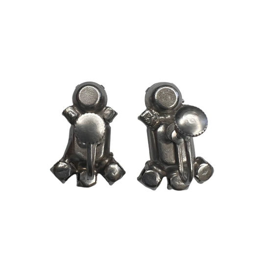 1920s Rhinestone Screw Back Clusters