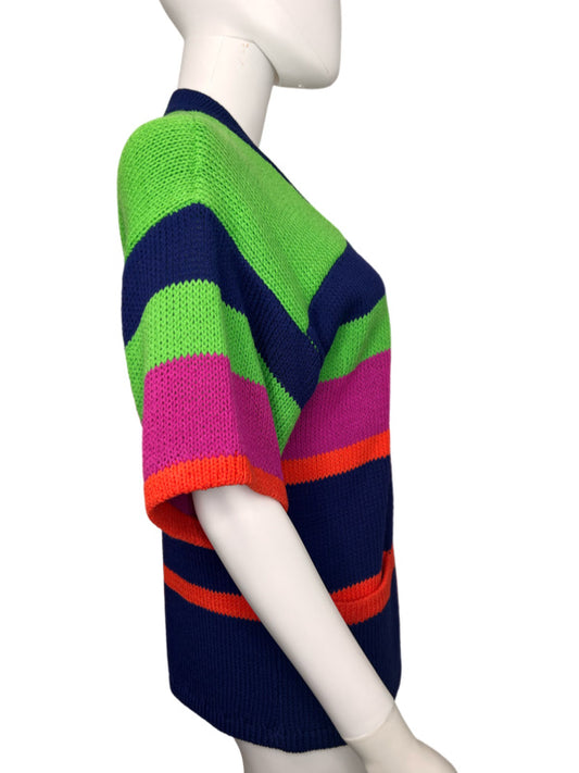 Marie St. John Color Block Knit Sweater