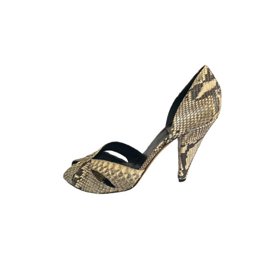 Italian Made Python Snake Leather Heels