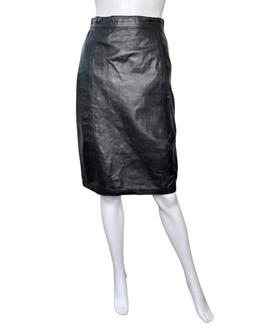 Vintage Leather Skirt