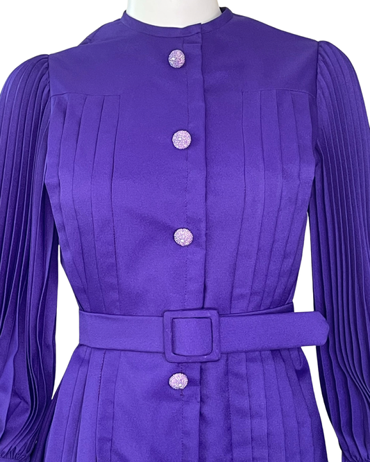 1960’s Mod Vintage Dress With Belt