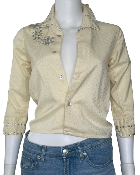 Vintage Stuart Mann of California Top w/Embellishments c. 1970’s