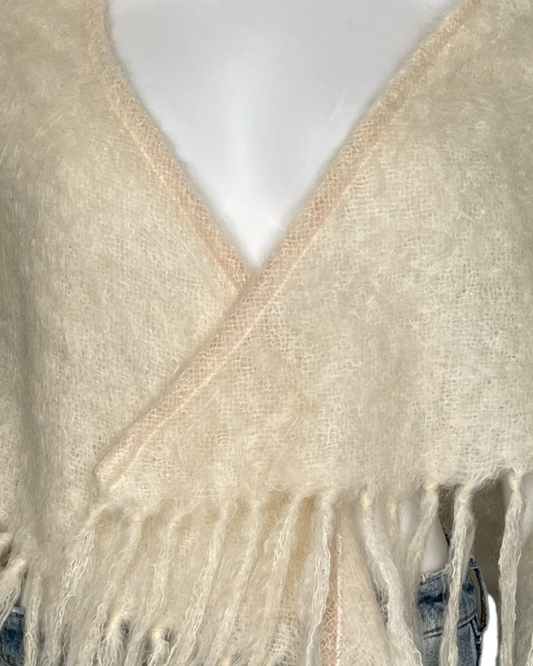 Vintage Mohair Scottish Poncho