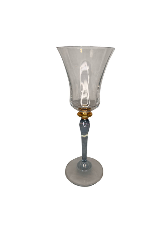 Set of 2 Blue Stem Aperitif Glasses