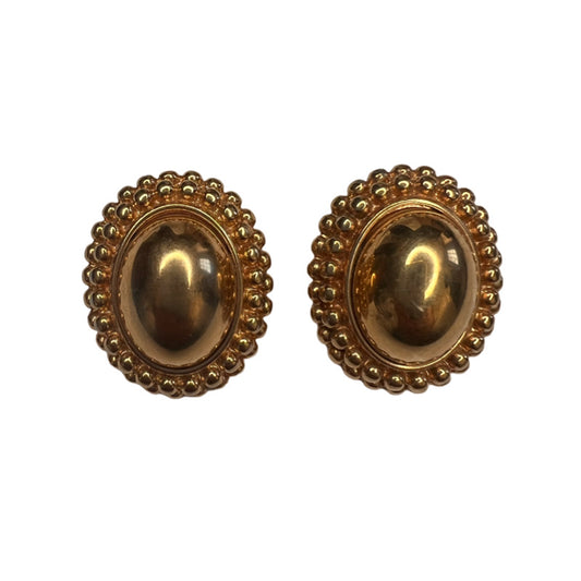Vintage Gold Monet Clip Ons