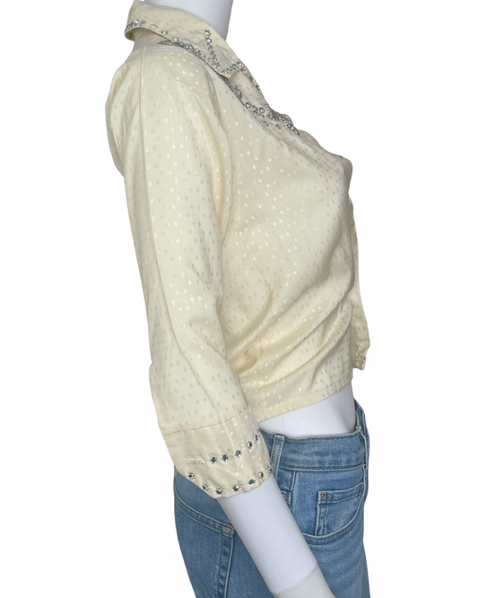 Vintage Stuart Mann of California Top w/Embellishments c. 1970’s