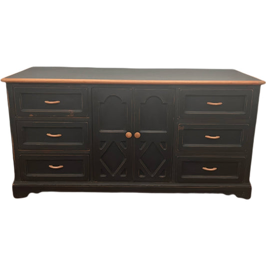 1930s European Solid Wood Dresser